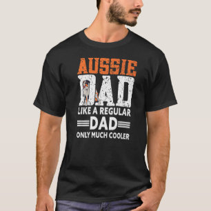 Mannen Aussie Dad Aussie Owner Australian Shepherd T-shirt