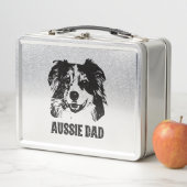 Mannen Aussie Pa - Australische Shepherd Dog Dad (In situ)