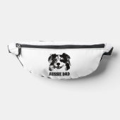 Mannen Aussie Pa - Australische Shepherd Dog Dad Heuptasje (Liggend)