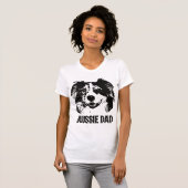 Mannen Aussie Pa - Australische Shepherd Dog Dad T-shirt (Voorkant volledig)