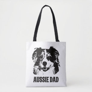 Mannen Aussie Pa - Australische Shepherd Dog Dad Tote Bag