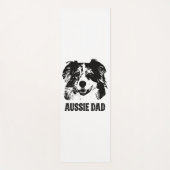Mannen Aussie Pa - Australische Shepherd Dog Dad Yogamat (Voorkant)