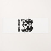 Mannen Aussie Pa - Australische Shepherd Dog Dad Yogamat (Voorkant (horizontaal))