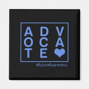 Mannen autisme Awareness Advocate Unique Embrace D Magneet
