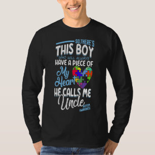 Mannen autisme oom Shirt Boy Puzzle T-shirt