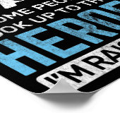 Mannen autisme Pap Autism Awareness Autistic Spect Poster (Hoek)