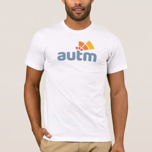 Mannen AUTM T-Shirt - White (Voorkant)