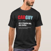Mannen auto Guy Definition Gear Head Lov T-shirt (Voorkant)