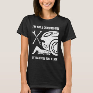 Mannen Auto Mechanische Auto Dieselmotormechanica  T-shirt