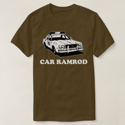 Mannen auto Ramrod T-shirt (Design voorkant)