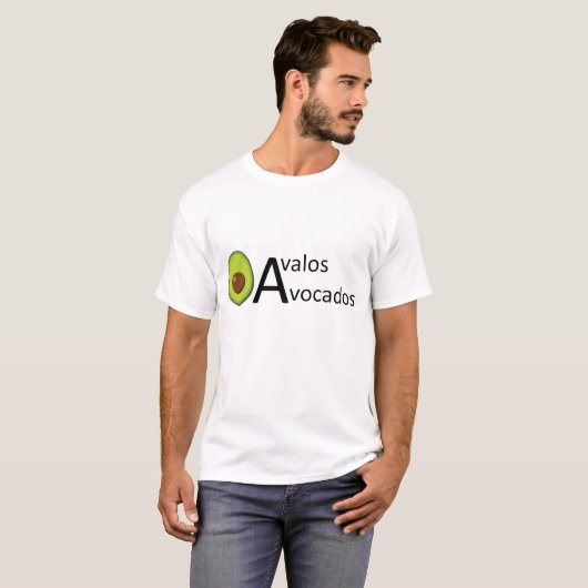 mannen Avalos Avocado T-shirt (Voorkant volledig)