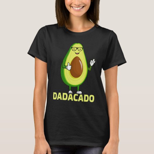 Mannen Avocado Dadacado Vaderdag Avocado T-shirt (Voorkant)