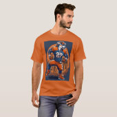  Mannen avontuurkaart T-shirt (Voorkant volledig)