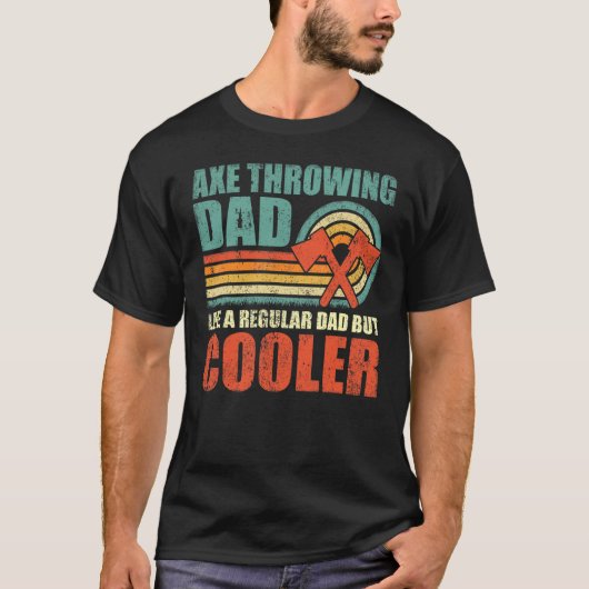 Mannen Ax gooit pap als een gewone pap, maar koel T-shirt (Voorkant)