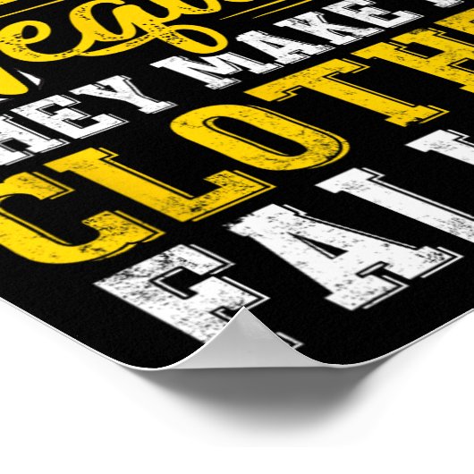 Mannen baarden zijn als tequila ze maken mijn kler poster (Hoek)