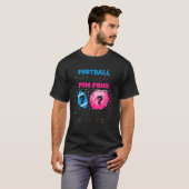 Mannen Baby Geslacht onthullen Shirt Football of P (Voorkant volledig)