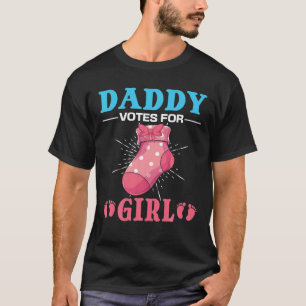 Mannen Baby shower Partij Pap Girl Future Papa Gen T-shirt