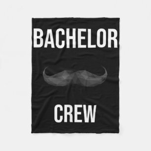 Mannen Bachelor Crew Bruidegom Bruid Avond Bachelo Fleece Deken