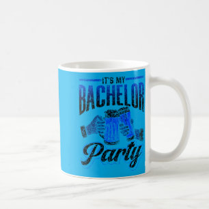 Mannen Bachelorfeest Bruid Bruidegom Team Uitvoeri Koffiemok