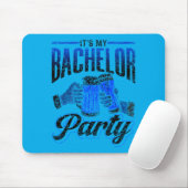 Mannen Bachelorfeest Bruid Bruidegom Team Uitvoeri Muismat (Met muis)