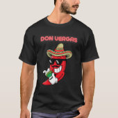 Mannen Badass Red Hot Chili Pepper Don Vergas T Sh T-shirt (Voorkant)