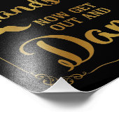 mannen badkamer trouwbord goud foto afdruk (Hoek)