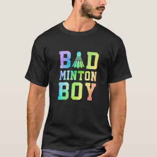 Mannen Badminton Boy Graphic Shuttlecock Badminton T-shirt
