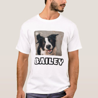 Mannen Bailey Hond T-shirt