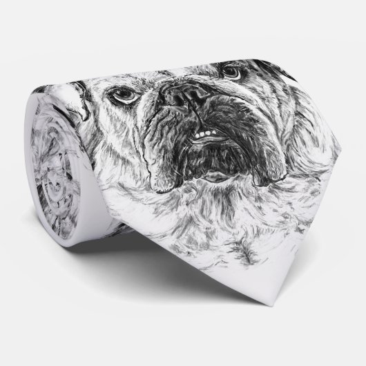 Mannen BALD DIVAS Necktie Stropdas (Opgerold)