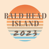 Mannen Bald Head Island T-shirt met lange mouwen