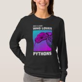 Mannen Ball Python Slang T-shirt (Voorkant)