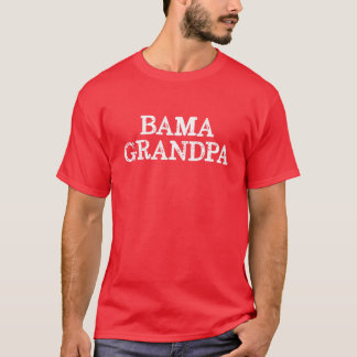 Mannen Bama Grandpa Alabama grootvader T-shirt
