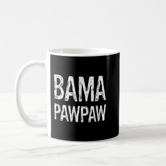 Mannen Bama Pawpaw Grandpa Alabama Vaderdag Sout Koffiemok (Links)