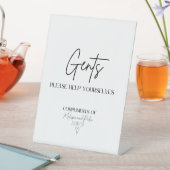 Mannen - Band Reclamebord Met Voetstuk (Insitu)