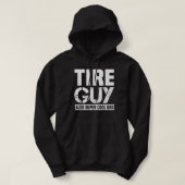 Mannen bandenvent grappig auto Mechanische vader v Hoodie (Design voorkant)