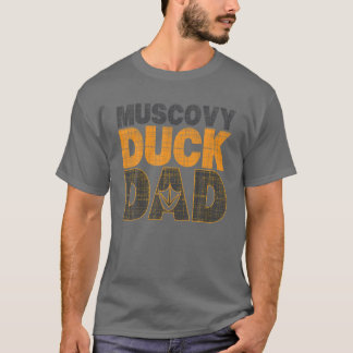 Mannen Barbarij Duck DAD Muscovy Duck Lover T-shirt