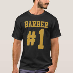 Mannen Barber 1 Barbershop Hair Scissor Fade T-shirt