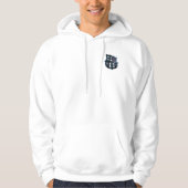 Mannen Barcelona Metal Crest Hoodie (Voorkant)