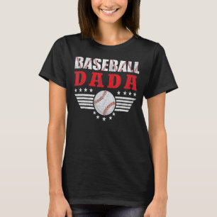 Mannen Baseball Dada Sportspelers Dada vaders Da T-shirt