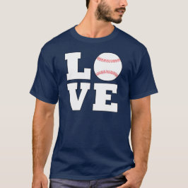 Mannen Baseball LOVE Player of Coach Sports Team T-shirt
