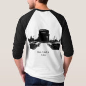 Mannen Basic 3/4 Sleeve Raglan T-Shirt (Achterkant)