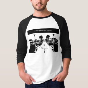 Mannen Basic 3/4 Sleeve Raglan T-Shirt