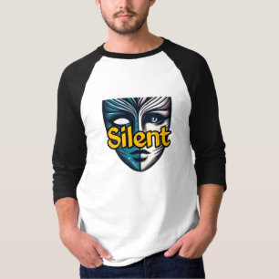 Mannen Basic 3/4 Sleeve Raglan T-Shirt