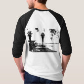 Mannen Basic 3/4 Sleeve Raglan T-Shirt (Achterkant)