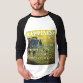 Mannen Basic 3/4 Sleeve Raglan T-Shirt (Voorkant)