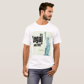 Mannen Basic B T-shirt (Voorkant volledig)