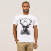 Mannen Basic Bella Canvas T-Shirt/Buck Head T-shirt (Voorkant volledig)