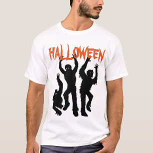 Mannen Basic Halloween T-Shirt/Zombies T-shirt