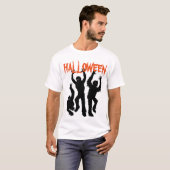 Mannen Basic Halloween T-Shirt/Zombies T-shirt (Voorkant volledig)