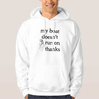 Mannen basic Hooded Sweatshirt mijn boot niet ...